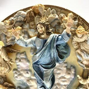 Rare Vintage Franklin Mint The Transfiguration of Christ 3D Plate Limited 10.5"